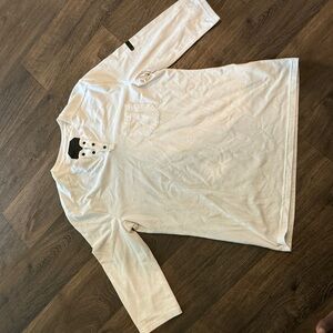 Under Armour White Long Sleeve Tee